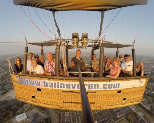 Ballonvaart vanaf Utrecht naar Leerbroek